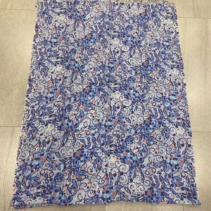 Lilly Pulitzer Murfee Cashmere Silk Scarf EUC